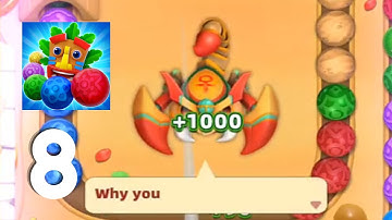 Marble Master: Match 3 & Shoot Gameplay Walkthrough Part 8 - Level 53 ~ 59 (Android IOS)