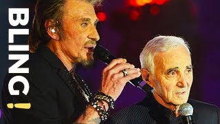 Video voorbeeld van "" Ma Vie " de Charles Aznavour en duo avec Johnny Halliday"