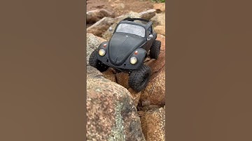 Rock crawling bug scx24 rc crawler @obrothersrc #shorts
