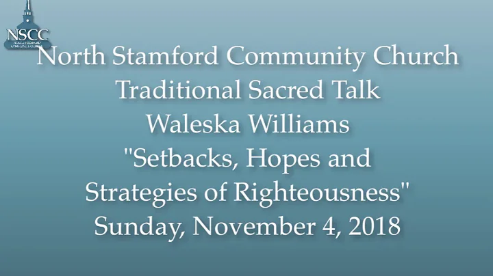 November 4, 2018 Traditional Sermon - Setbacks, Ho...