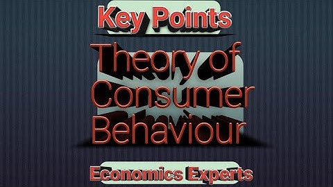 Theory of Consumer Behaviour