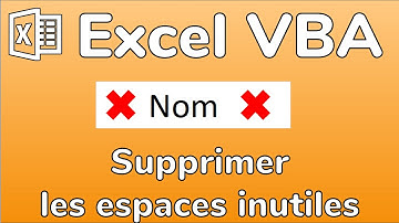 Excel VBA: Comment supprimer les espaces inutiles - LTRIM, RTRIM et TRIM - Docteur Excel