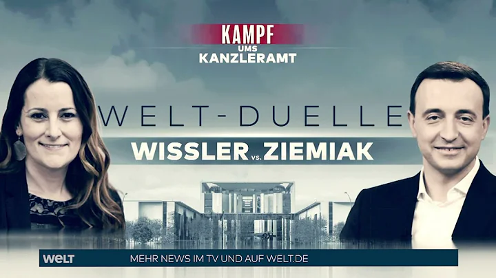 KAMPF UMS KANZLERAMT: Hitzige Wortgefechte! Janine Wissler vs. Paul Ziemiak im WELT-DUELL