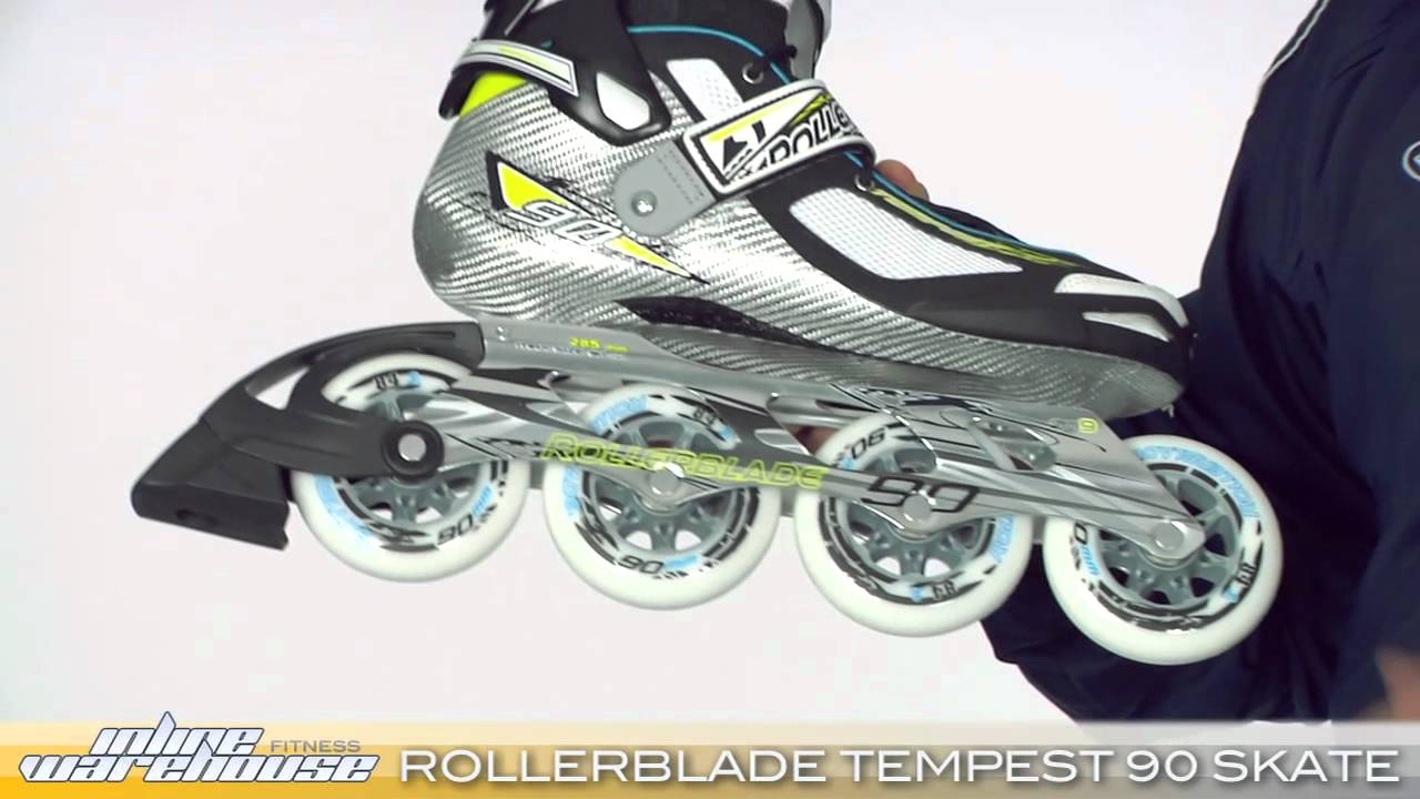 Rollerblades Tempest 90 Inline Skate for Men 2011 - YouTube