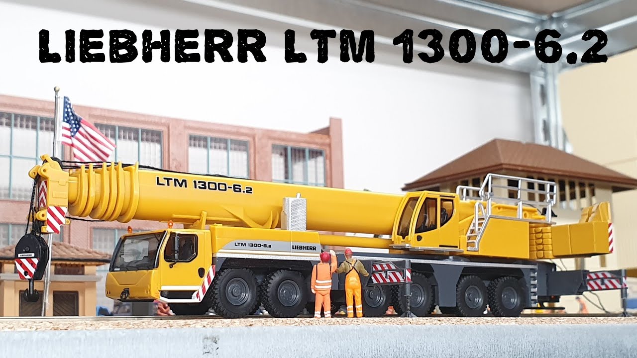 Impressive Herpa Liebherr LTM 1300-6.2 - 300t mobile crane