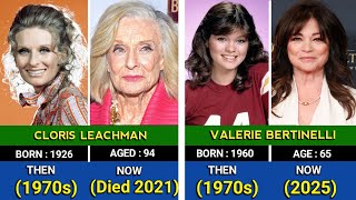 Famous T. V. Actresses Of The 70s Then And Now