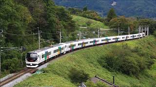 E257系M205編成+M109編成出場試運転