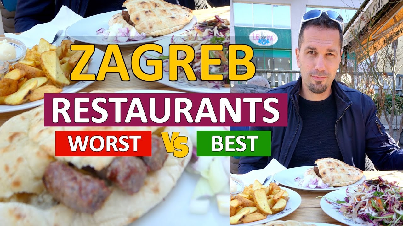 ZAGREB Restaurants (WORST&BEST) | Food Experience - YouTube