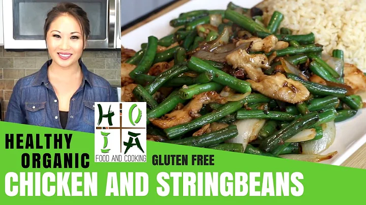 How to Make HEALTHY ORGANIC Chicken and Stringbean...