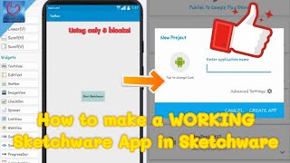 How to make a WORKING Sketchware App in Sketchware | Sketchware Tutorial | screenshot 4