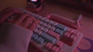 Soft and Creamy keyboard asmr Pink Tower 💜✨🌸 screenshot 1