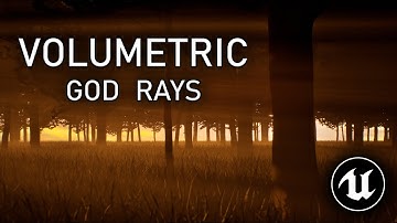 Unreal Engine 5 - Volumetric God Rays Test - HDR video