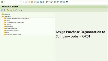 Video8  || How to assign purchase organisation with company code
