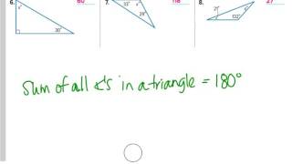 Math7 7-3 Triangles (IP #1-8, page 559)