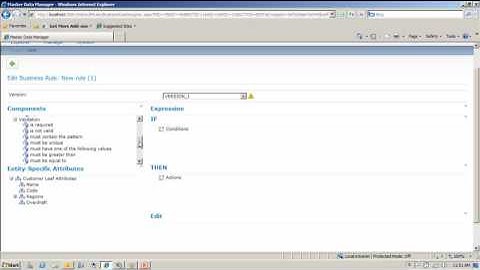 SQL Server 2008 R2: Master Data Services Business Rules