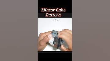 How to solve Mirror Cube Pattern at few moves #mirrorcube #pattern #short