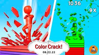 Color Crack! 😛🤨🤩🤪 All Levels Gameplay iOS screenshot 1