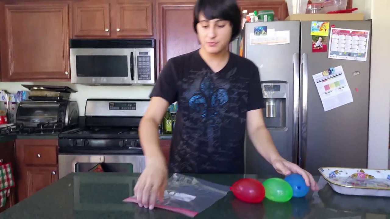 Freezing Water Balloons Part 1 YouTube
