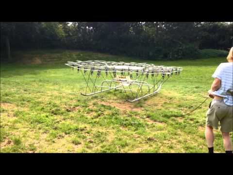 The Swarm Multirotor Flight Testing Man Rated Super Drone