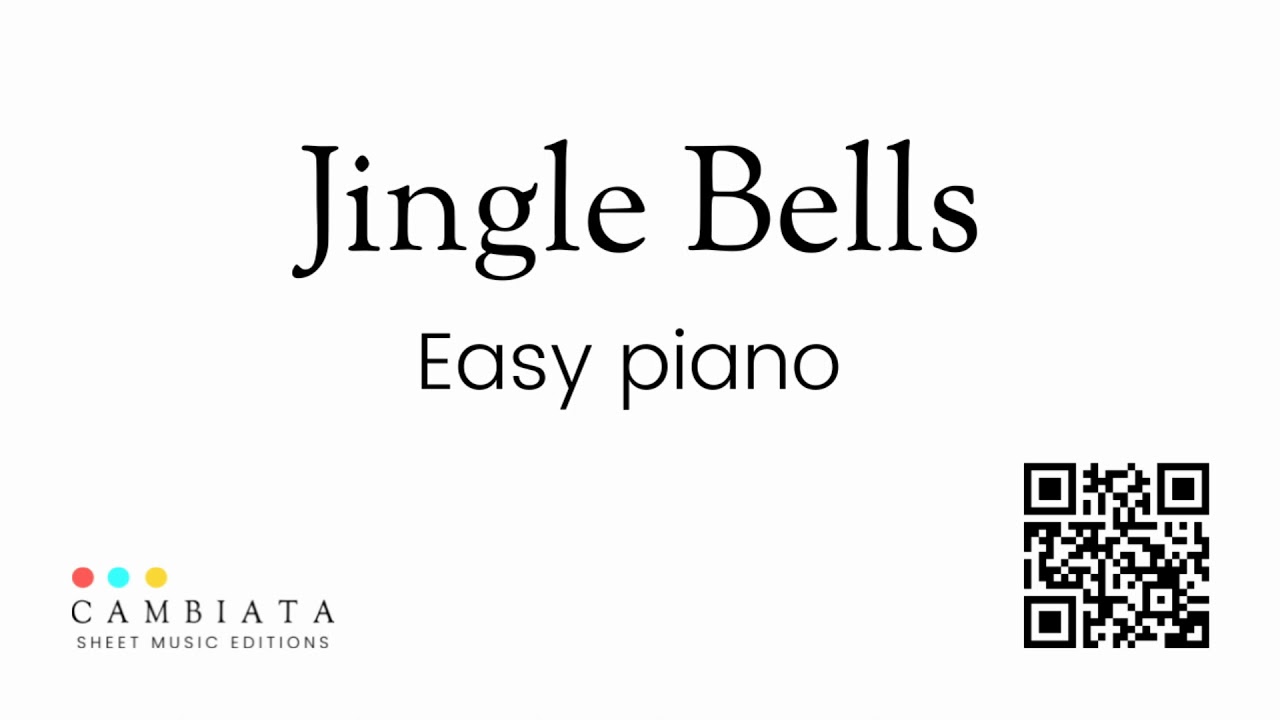 Jingle Bells Piano Sheet Music, Easy with Lyrics [PDF]