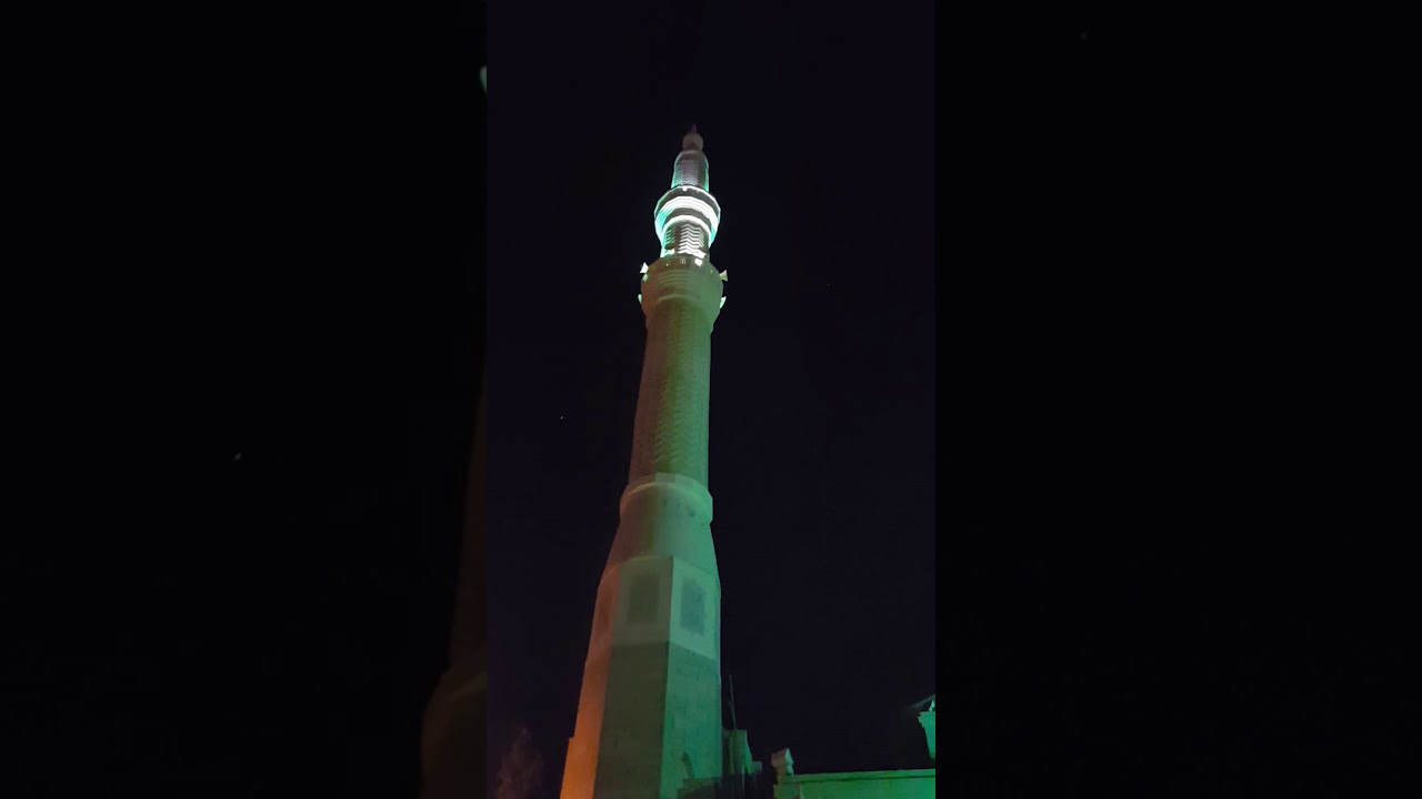 اذان فجر الجمعة من جامع عثمان بن عفان رضى الله عنه بالمدينة المنورة للمؤذن عبدالكريم الايوبي