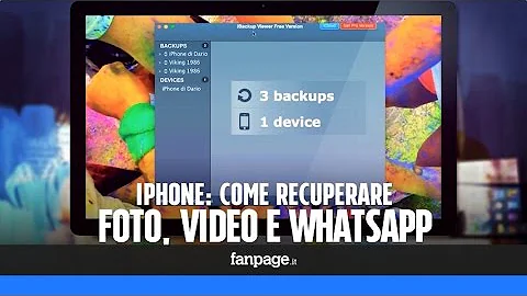 Come fare backup di iPhone rotto?