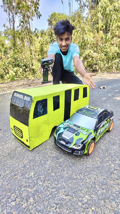 Rc Big & Small Bus 🚌 Unboxing Vs  Racing Car🔥