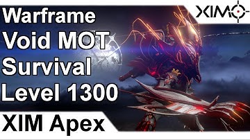 XIM APEX - Warframe Survival MOT Place 1 3h1min Level 1300 Spin and Win (PS4)