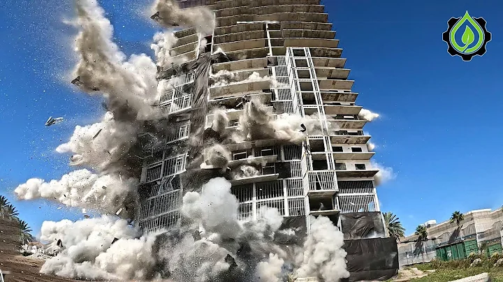 Extreme Fastest Building Demolition Compilation | Amazing Dangerous Crane Operator Skills #19