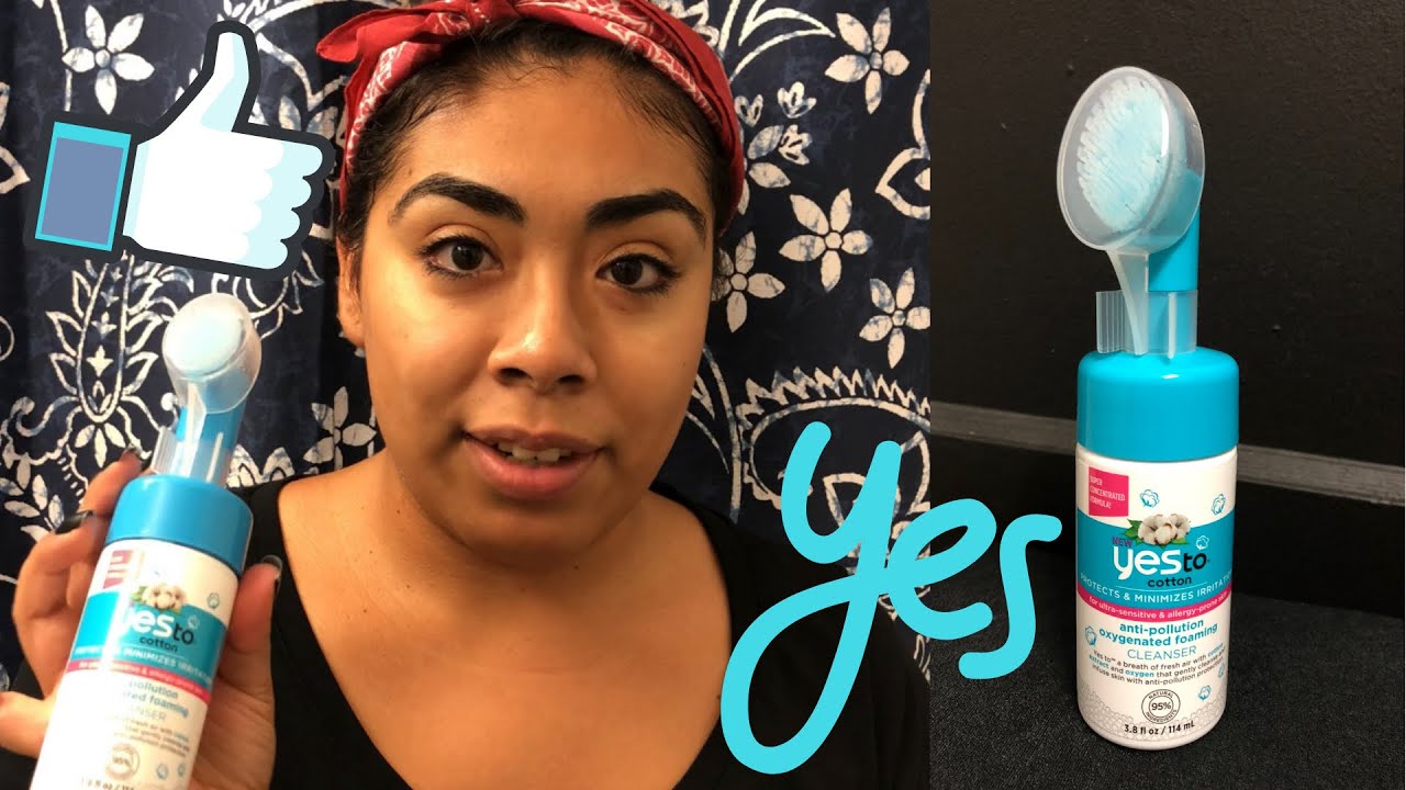 NEW!!! Yes to Cotton Anti-Pollution Oxygenated Foaming Cleanser - Review