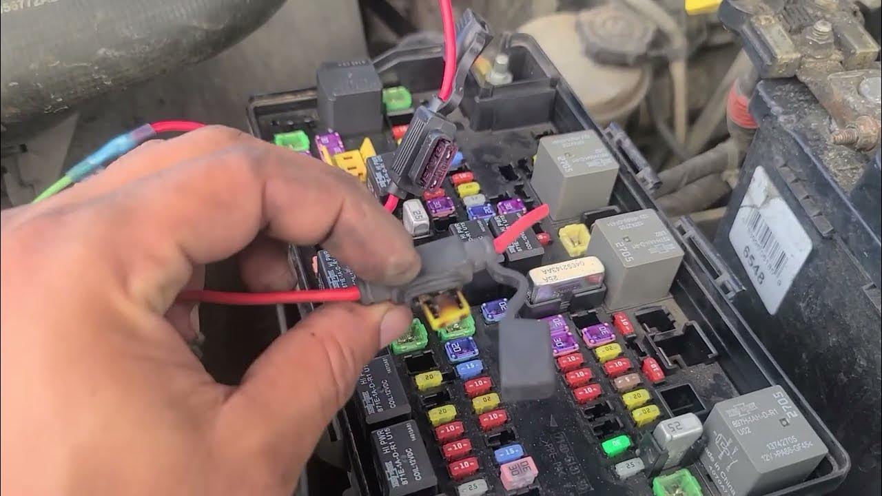 2015 dodge ram 5 7l fuel pump relay bypass youtube