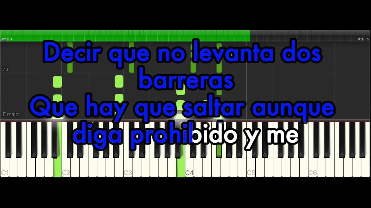 Los tipitos - flor negra (karaoke con tutorial piano)