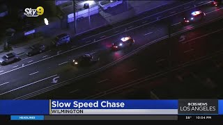 Slow-Speed Pursuit Ends in Arrest