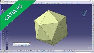 Soccerball - Fussball - Part 1 - Ikosaeder - Catia v5 Training - GSD