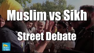 Must Watch! Muslim Vs Sikh - Street Debate