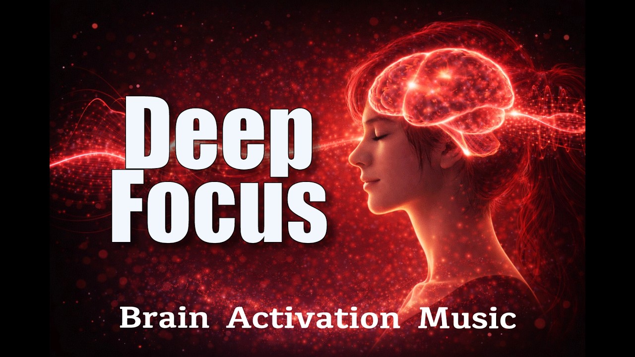 Alpha Wave Deep Work&Study | Scientifically Designed ADHD Concentration