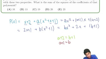2022 AMC 10B #21 / 12B #20 Using Polynomial Remainders