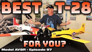 E-flite T-28 Comparison - Which Park Flyer Size T-28 Is Best For You? Model AV8R Episode 97