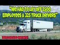 60 Year Trucking Company Forced To Lay Off 3500 Employees &amp; 325 Truck Drivers 😵 USPS Took Loads Back