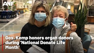 Gov. Kemp honors organ donors during ‘National Donate Life Month’
