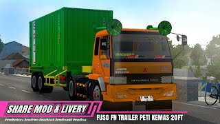 RILIS MOD FUSO FN TRAILER || MOD BUSSID TERBARU