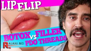 LIP FLIP BOTOX // Watch PDO Threads Botox and Filler for Lip Flip