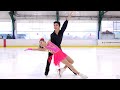 Vasilisa Serova and Adam Esfandiari skate to &quot;Conga!&quot; by Gloria Estefan on World Ice Skating Day