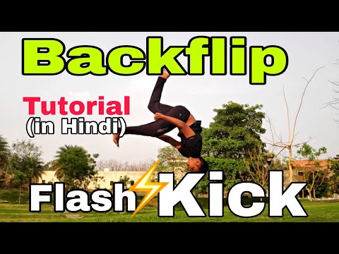 How to do Backflip Flash⚡ Kick|| Learn Flash Kick in Hindi