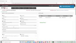 Petty Cash eDGE - Finance Approval Task screenshot 4