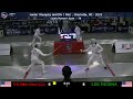 A3 - Cadet Women's Epee -T8 -(Tolsma v Lee)- Junior Olympics and Div I NAC -Charlotte, NC -2025