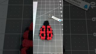 🐞 Now Available | 90’s Beaded Ladybug Crochet Keychain PDF Pattern