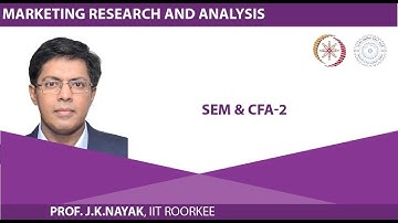 Lecture 28- SEM & CFA-2