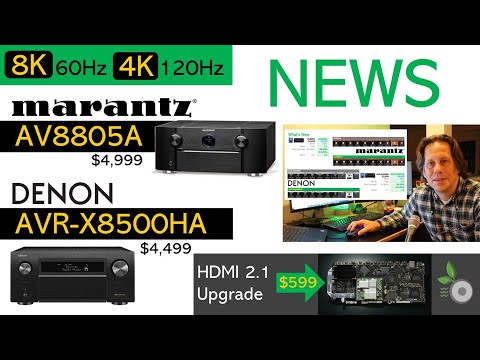 Ripewave Audio News - New Denon Marantz 8K 2021 Models with HDMI 2.1 support