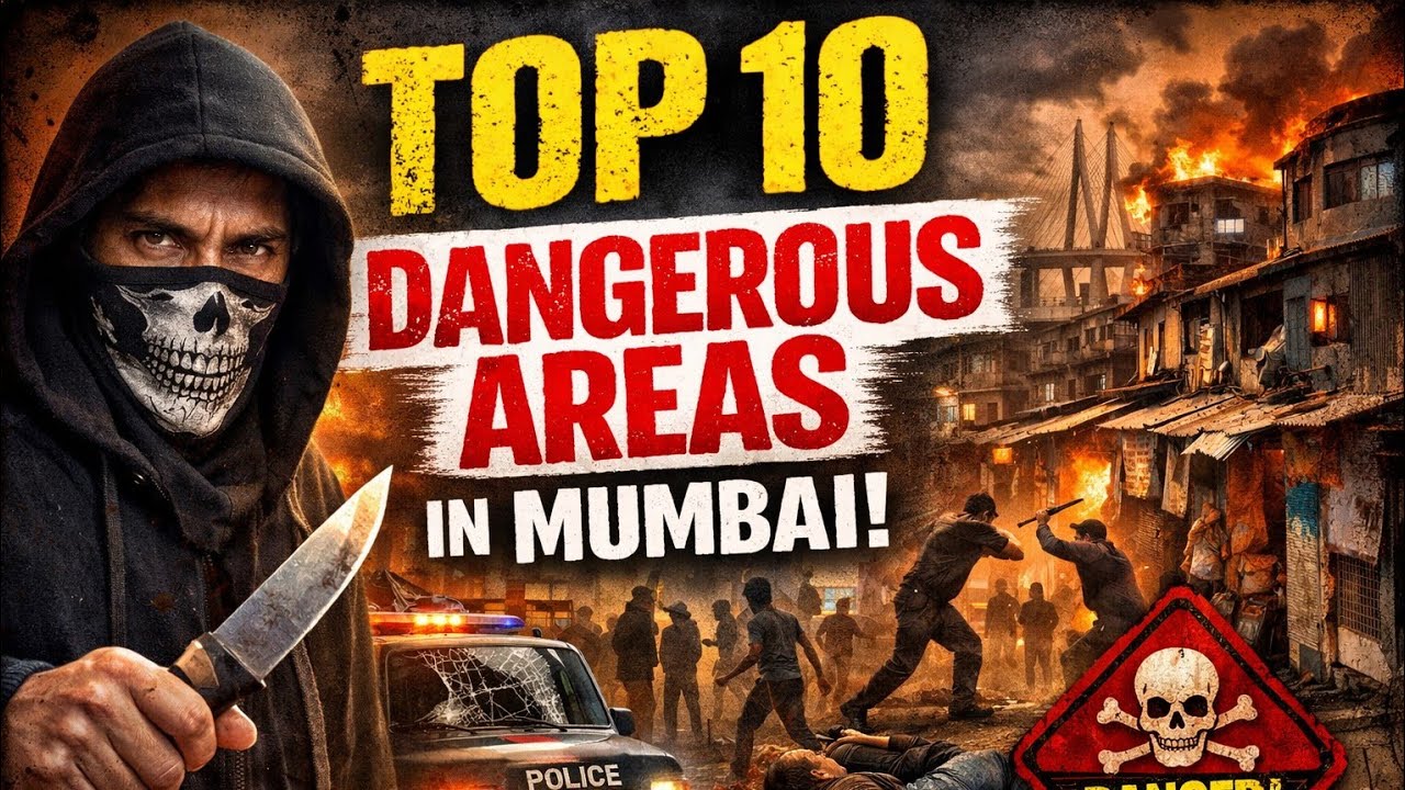 Top 10 most dangerous areas in Mumbai/ Mumbai is considered as a City of dreams 